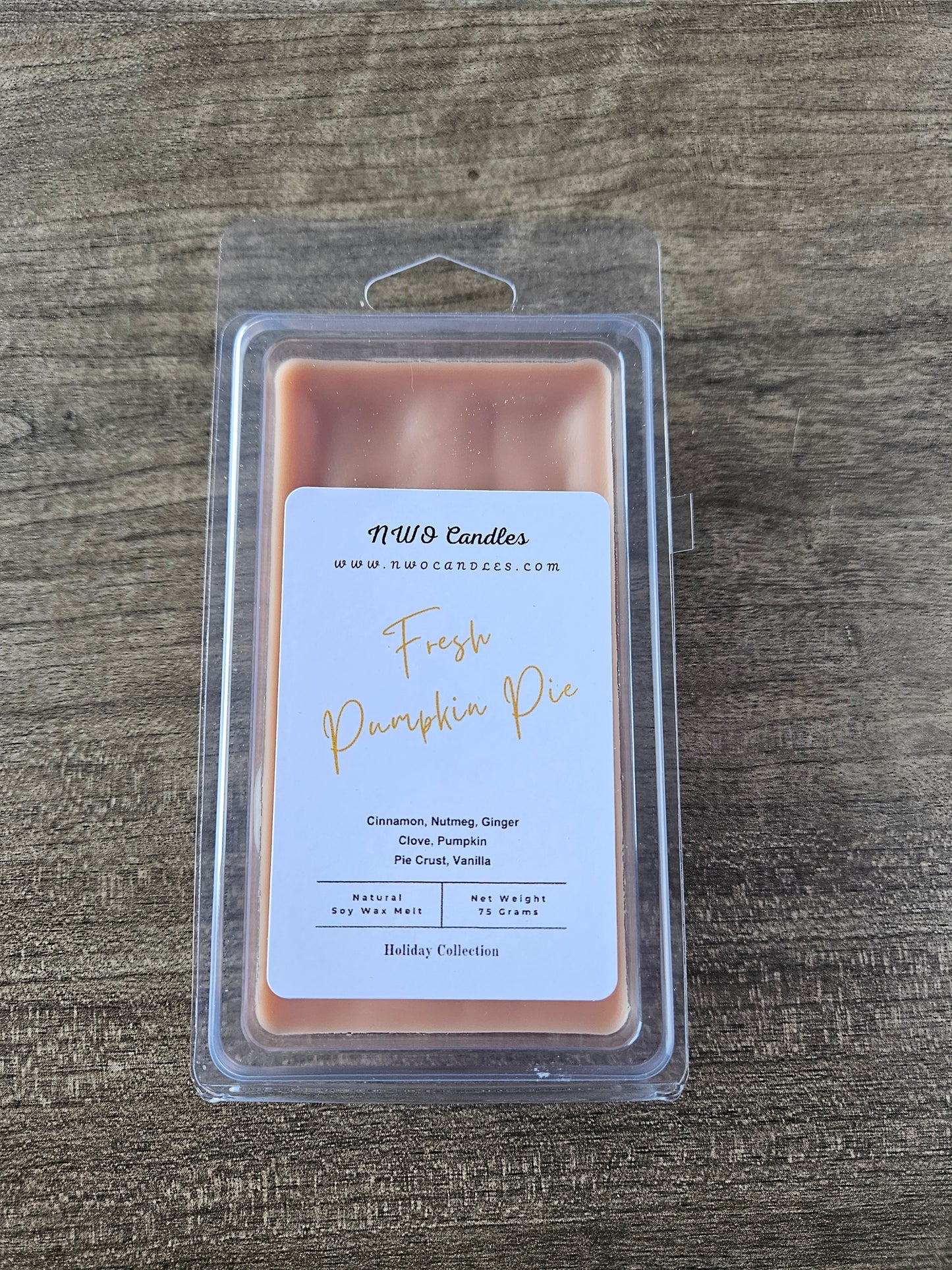 Warm Pumpkin Pie Wax Melt