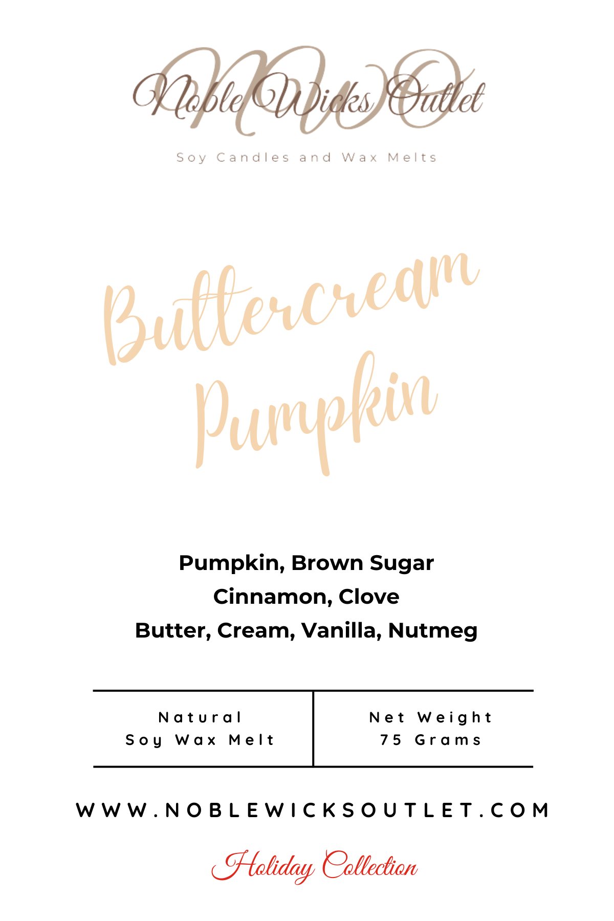 Buttercream PumpkinWax Melt